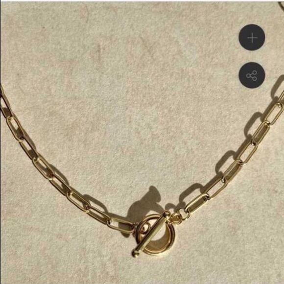 NWT- paperclip necklace - Picture 3 of 4